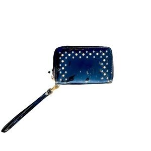 Black wristlet wallet